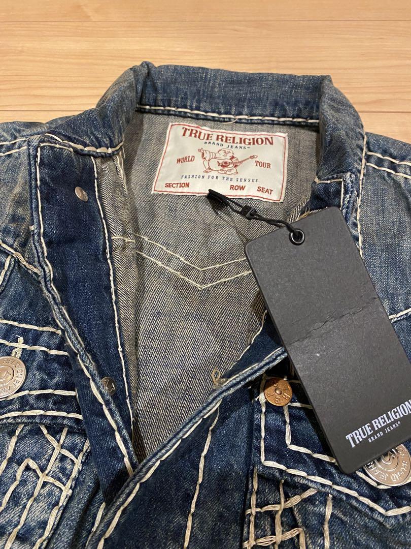 True Religion ダークブルー デニムジャケット