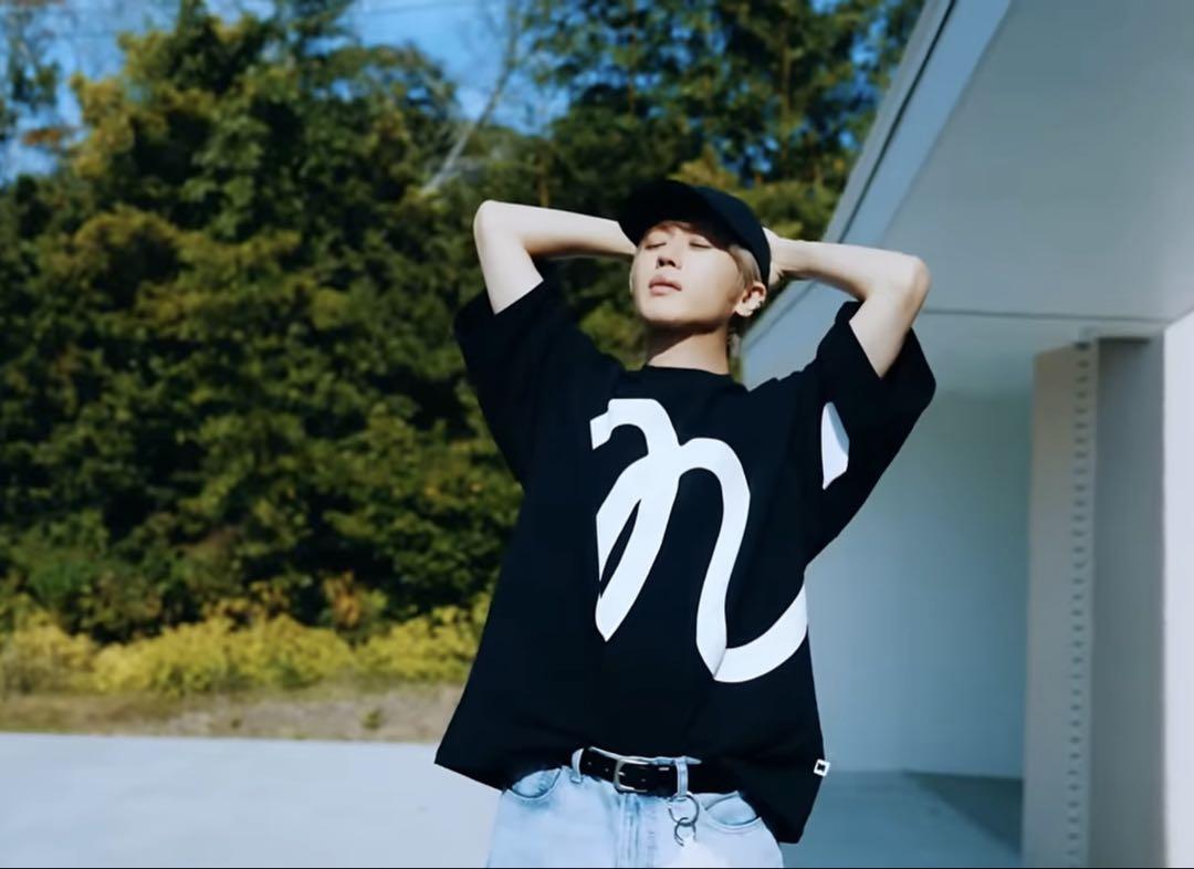 ナップタイム　naptime. Nissy 西島隆弘　Tシャツ　ブラックホワイト ナップタイム naptime. Nissy 西島隆弘 Tシャツ ブラックホワイト