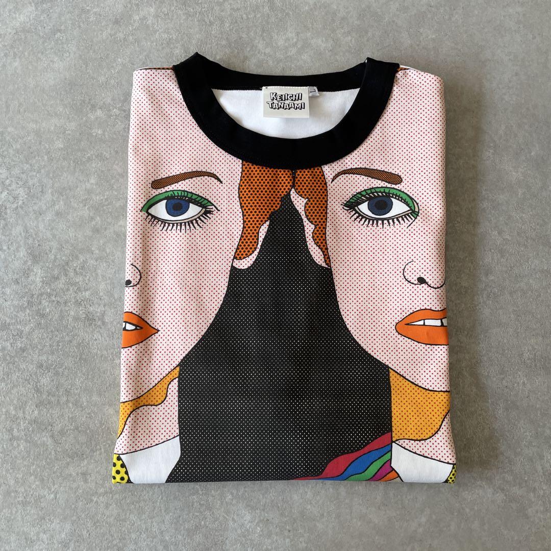 新品【レア】田名網敬一 Tシャツ White ダブル ツイッギー L