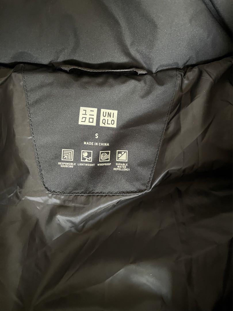 UNIQLO シームレスダウンロングコート M ネイビー