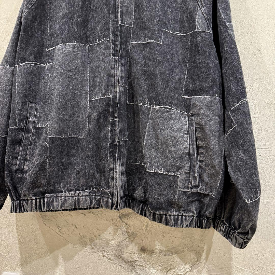 中古美品☆MinoriTY パッチワークデニムセットアップ インディゴ染め