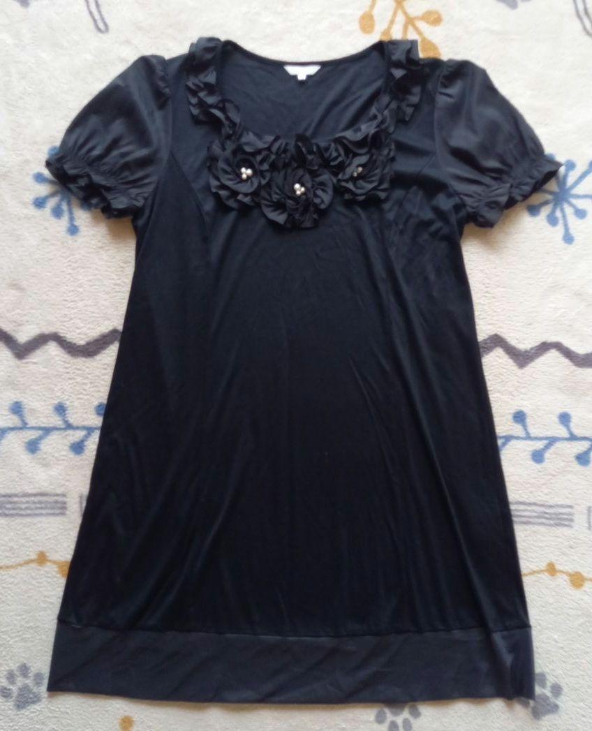 ❤【トゥビーシック】✨美品　チュニック　サックドレス　ブラック/黒　46 ❤【トゥビーシック】✨美品 チュニック サックドレス ブラック