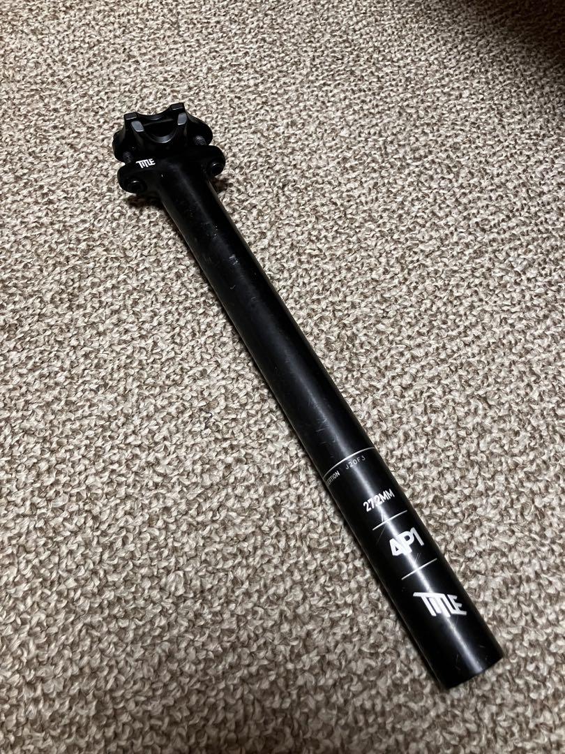 Title mtb AP1 シートポスト 27.2mm アルミニウム ブラック