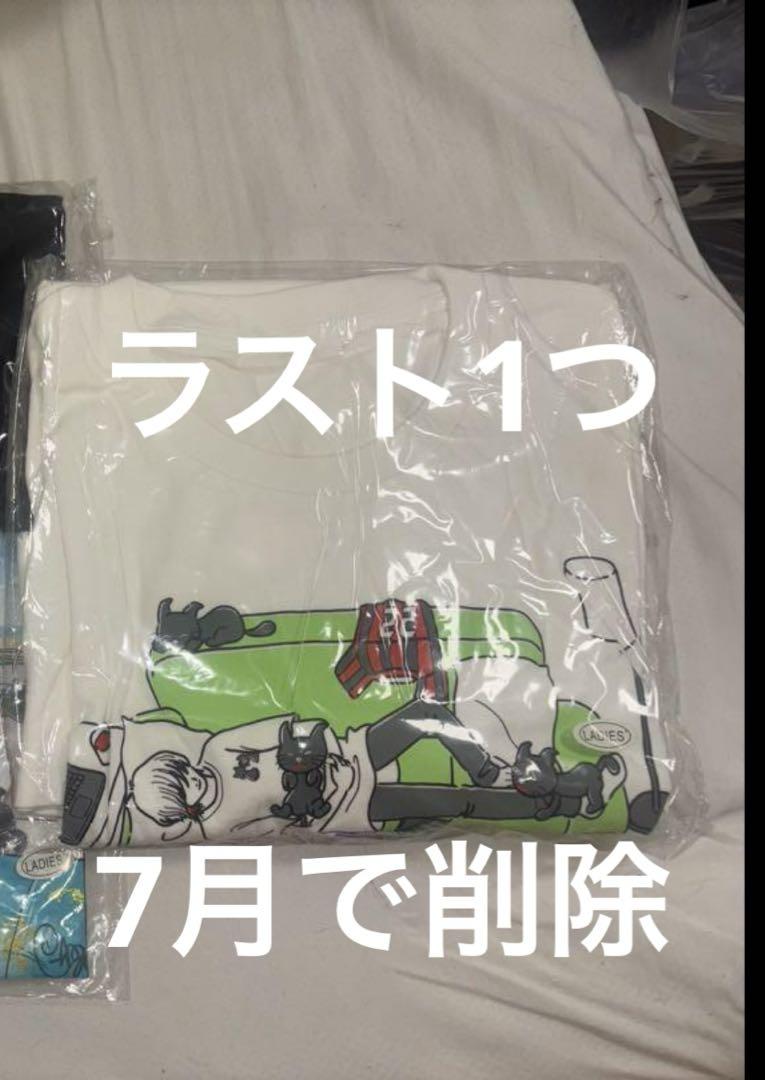 中古衣類 キヨ キヨ猫Tシャツ ブラック メンズ(L)サイズ