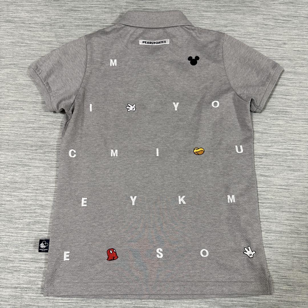 美品　PEARLY GATES×ミッキー　レディース　コラボポロシャツ