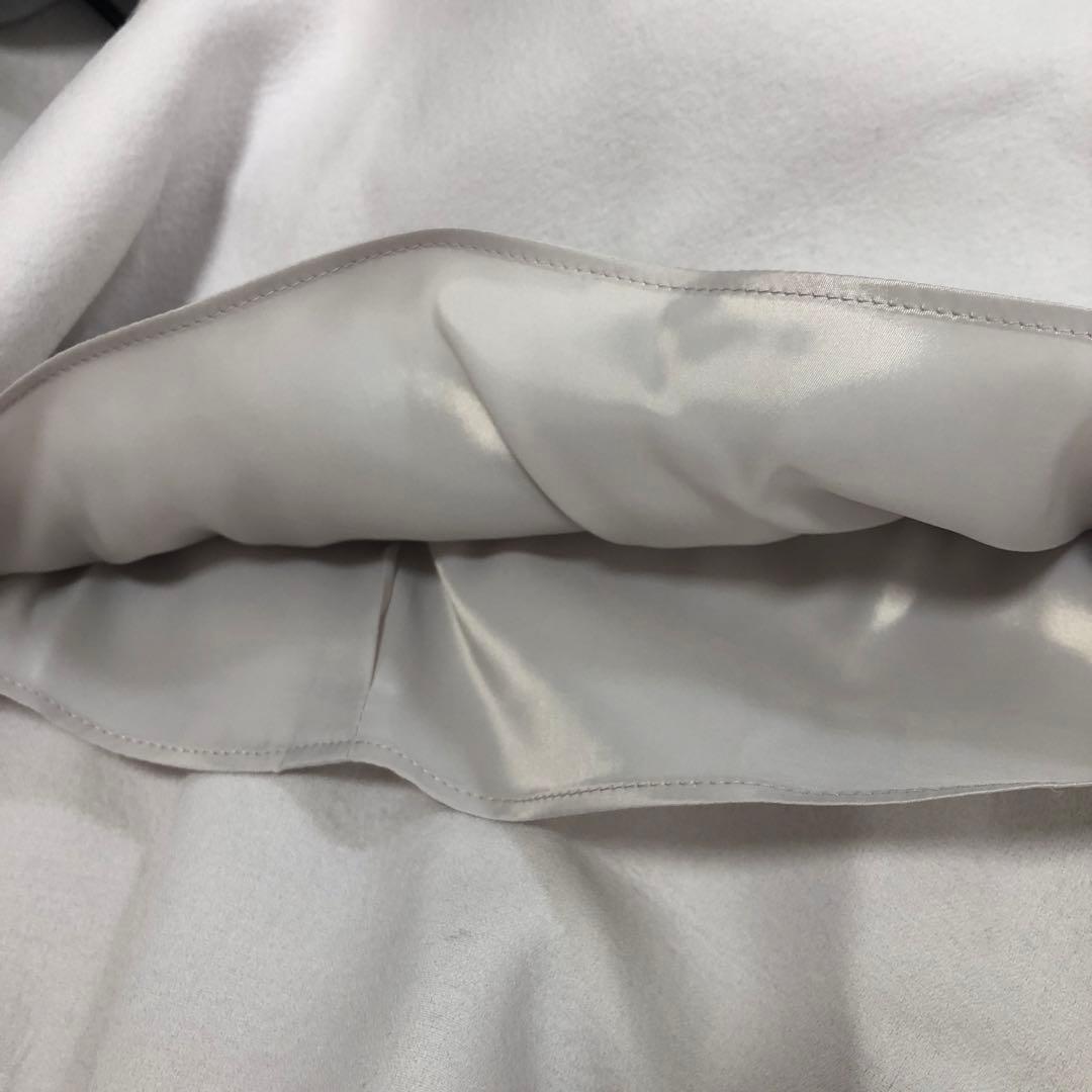 ANAYI 2023AW ラッフルヘムジャンパースカート 38 グレージュ