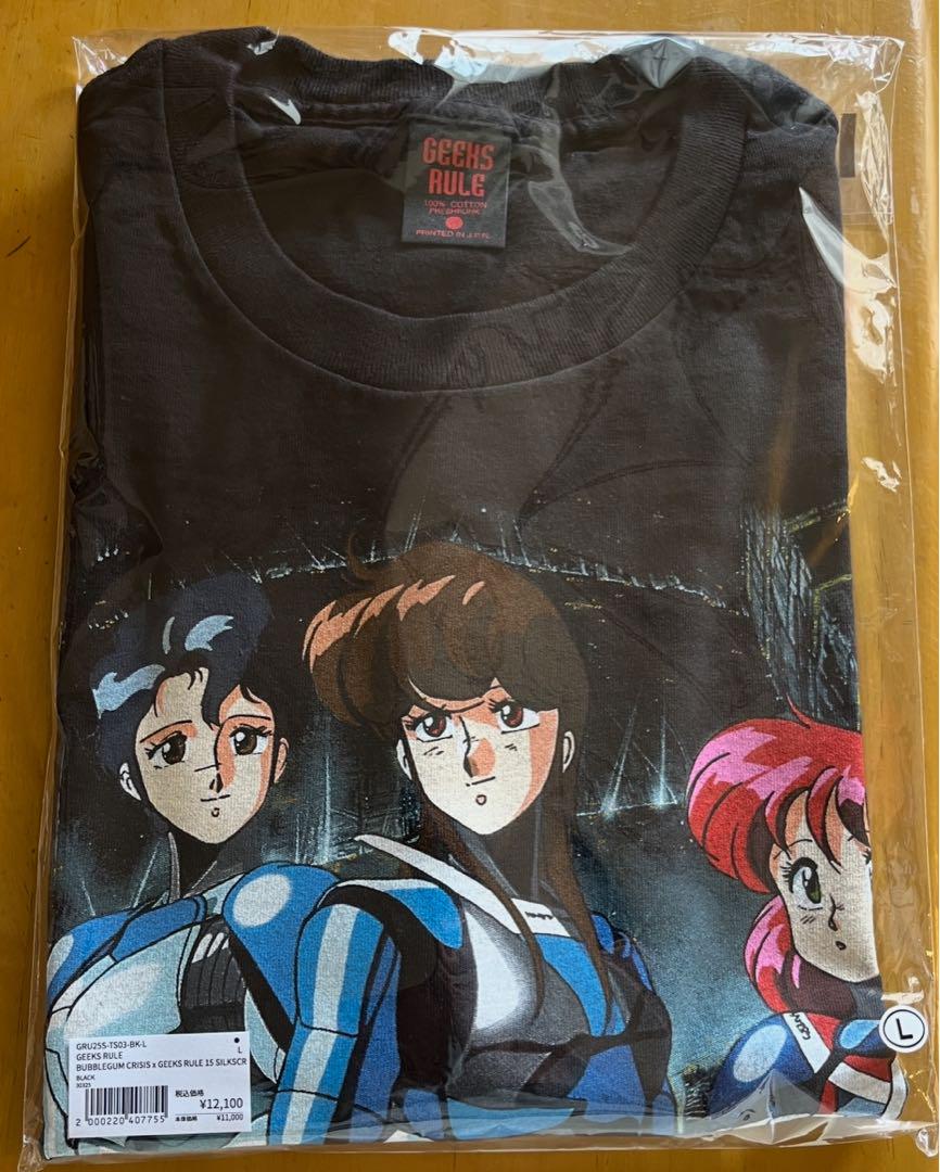 新品BUBBLEGUM CRISIS × GEEKS RULE T SHIRT BUBBLEGUM CRISIS × GEEKS RULE T SHIRT L