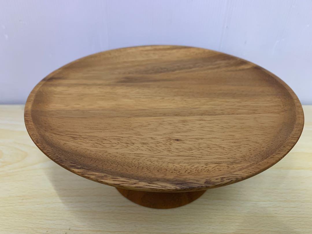 【中古美品】CHABATREE チャバツリー 木製ケーキスタンド2個セット 中古美品】CHABATREE チャバツリー 木製ケーキスタンド2個セット