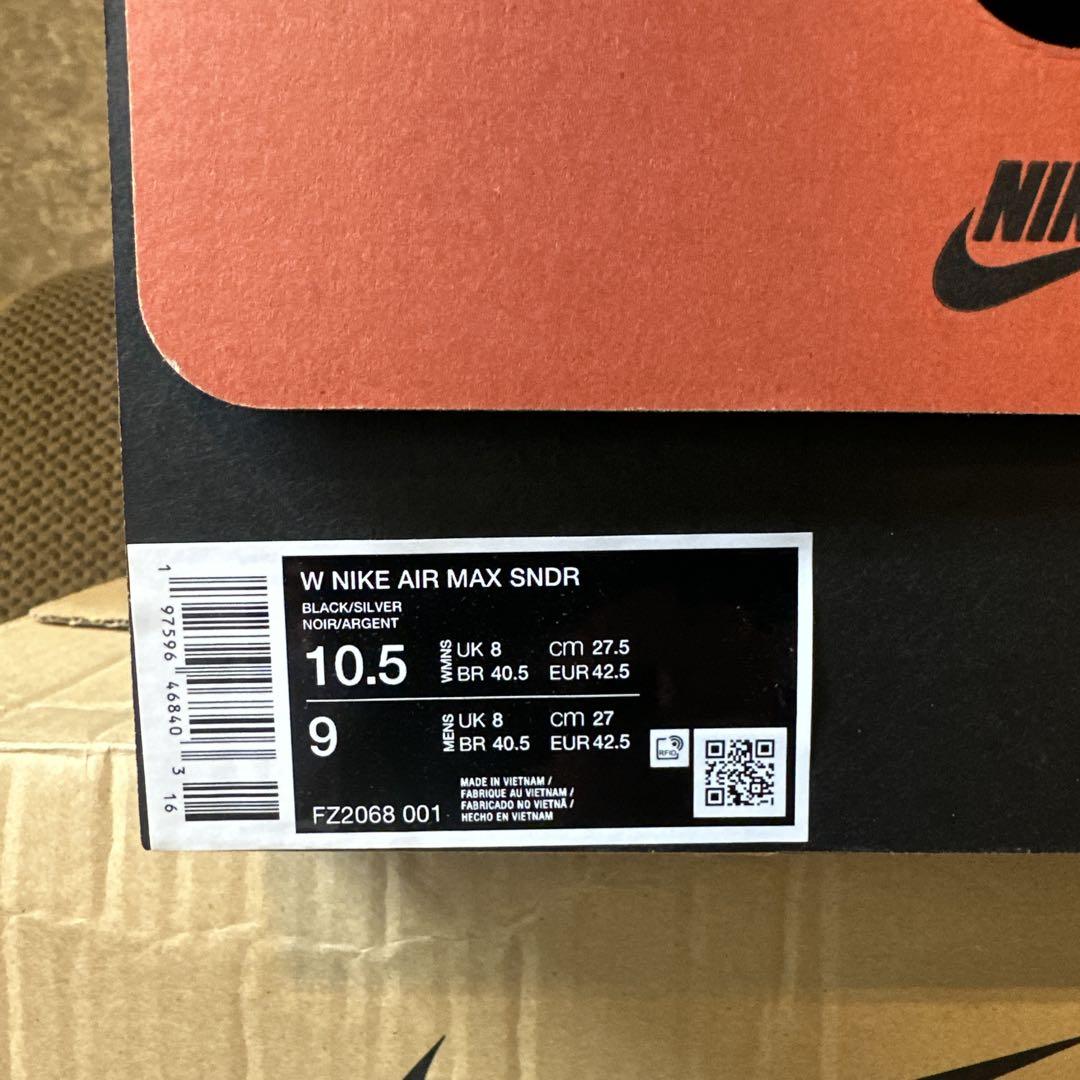 Nike AIR MAX SNDR BLACK W27.5 M27 新品未使用 Nike AIR MAX SNDR BLACK W27.5 M27 新品未使用 - メルカリ