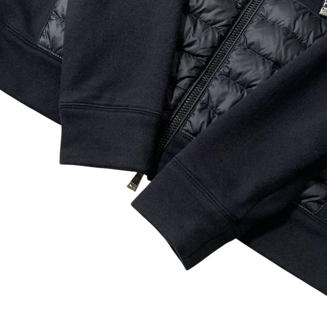 MONCLER ハイブリッド 切替 ダウンジャケット 黒 M相当 - メルカリ