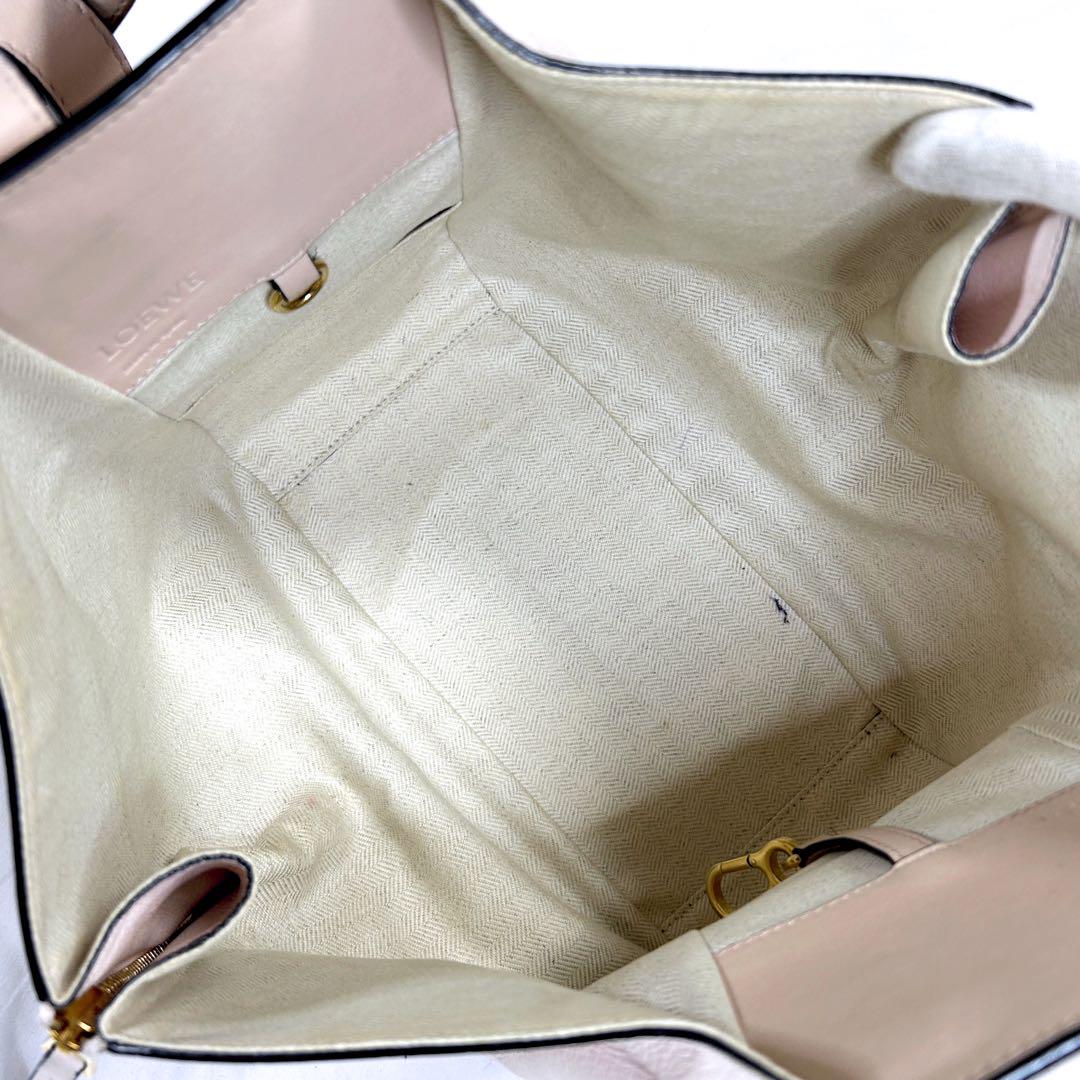 再入荷のおすすめ最新情報 ロエベ LOEWE ピンクベージュ ショルダーバッグ 2WAY ハンモック バッグ