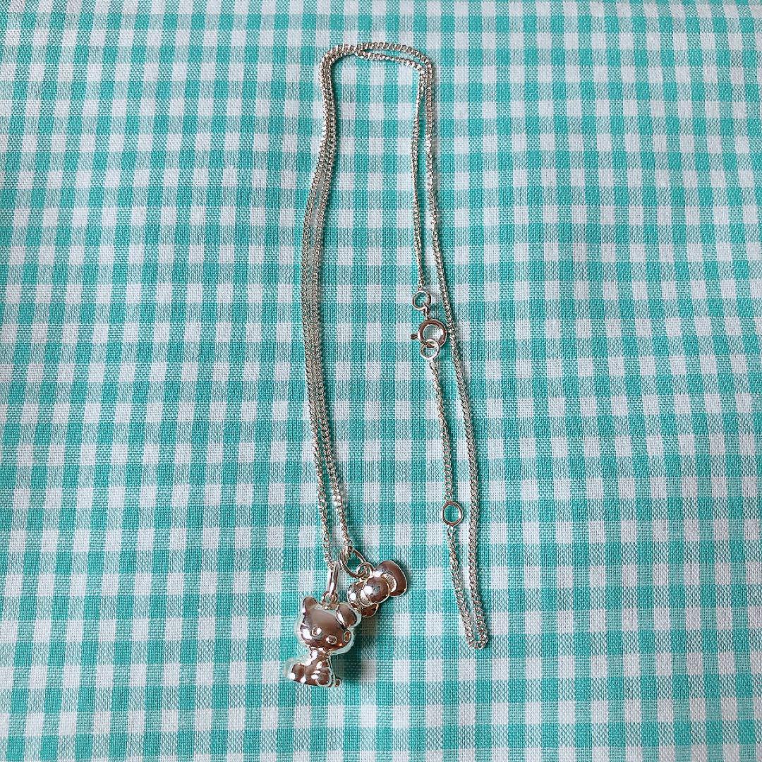 ハローキティ　シルバー　ネックレス