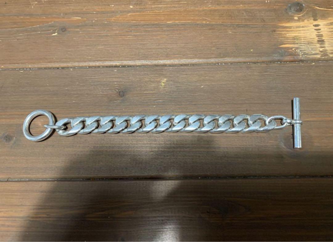 LAVER ラバー 13MM CURB CHAIN T BAR ブレスレット