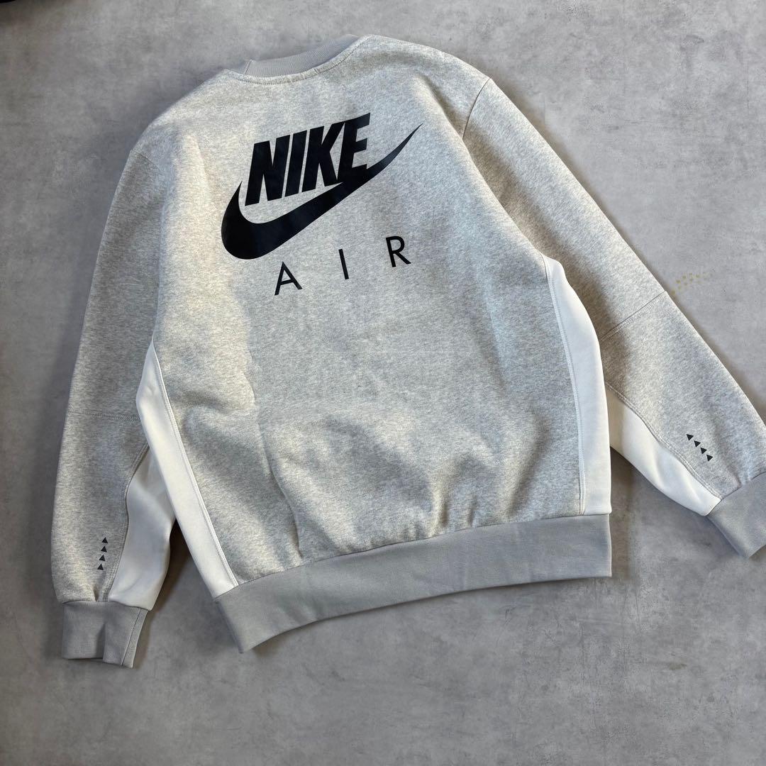 NIKE AIR トレーナー スウェット グレー 2XLホワイト