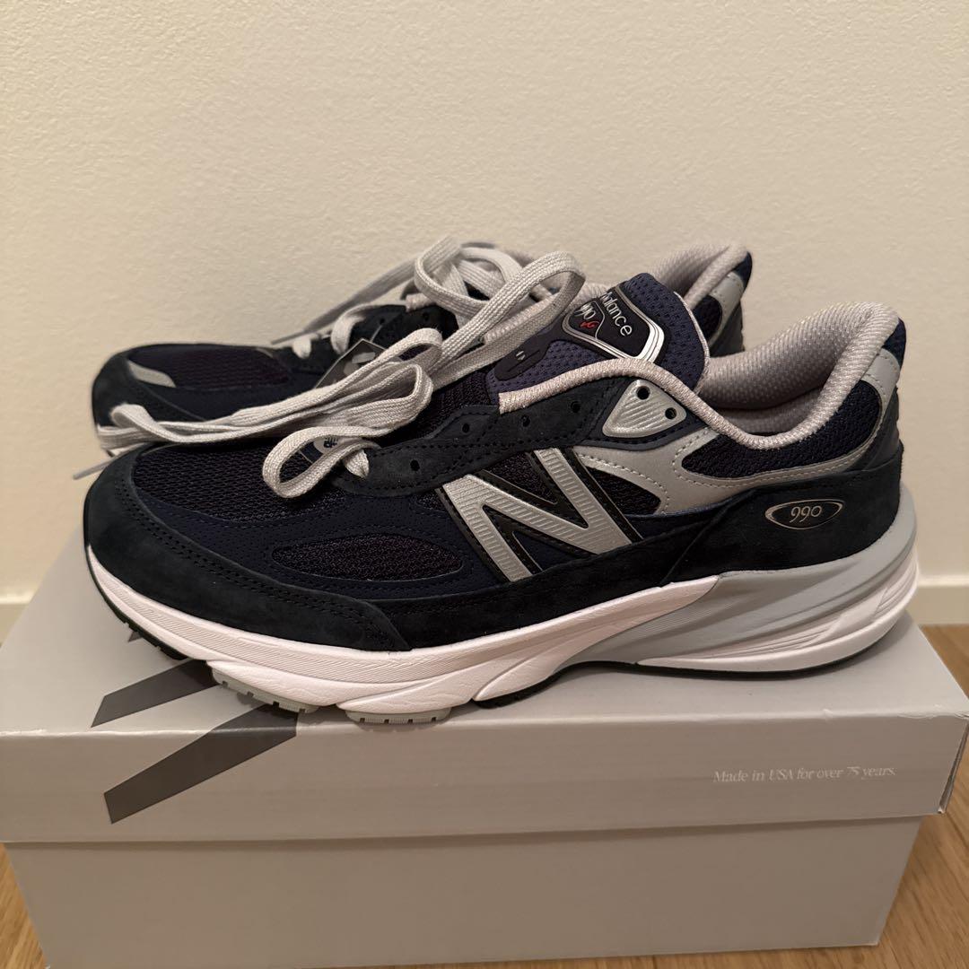 ニューバランス m990nv6 ネイビー 26cm 新品