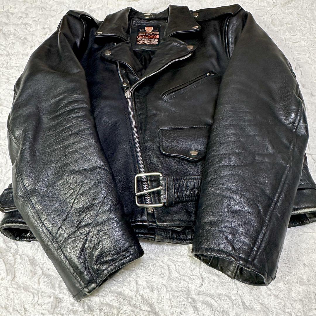 エルビス　Cuirs London ダブルライダース 黒　革ジャン エルビス様専用 Cuirs London ダブルライダース 黒 革ジャン