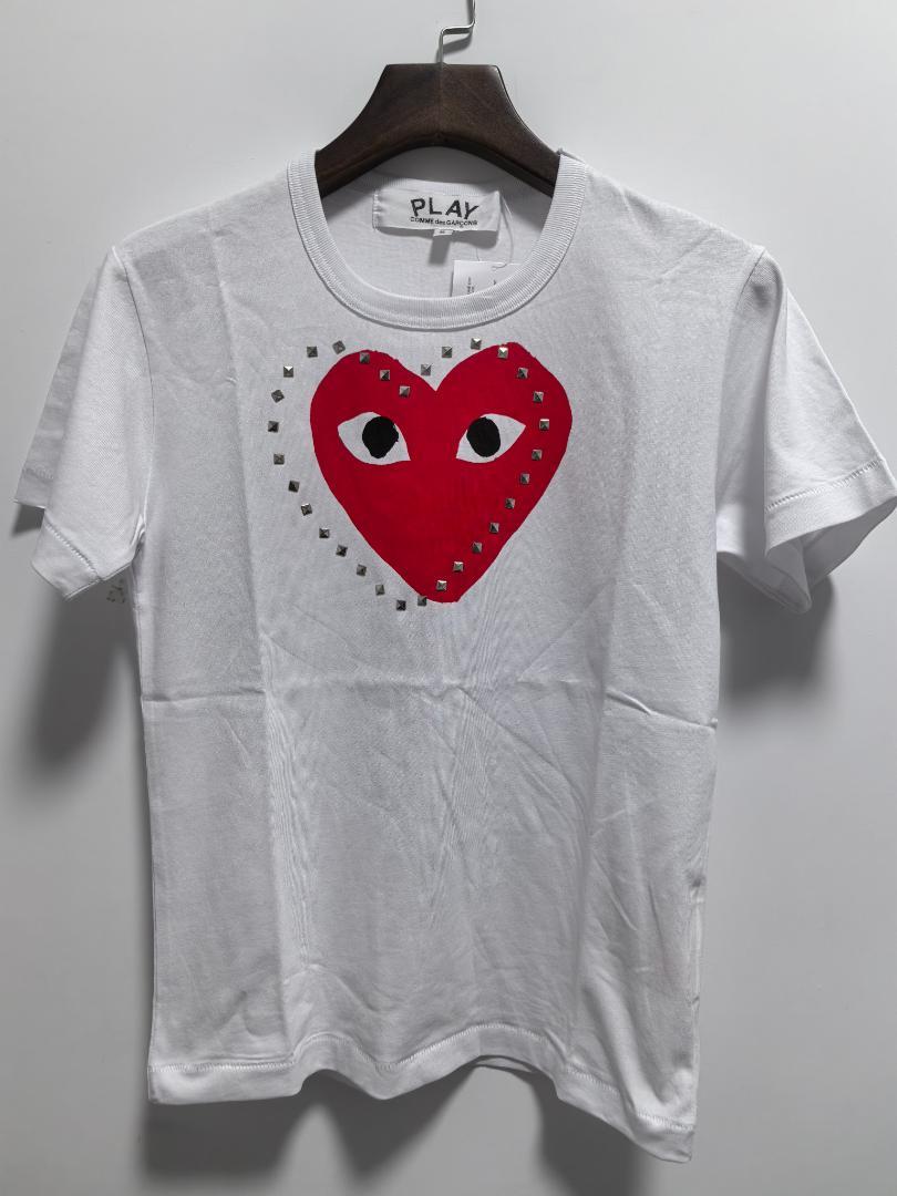 PLAY COMME des GARÇONS ハートスタッズTシャツ