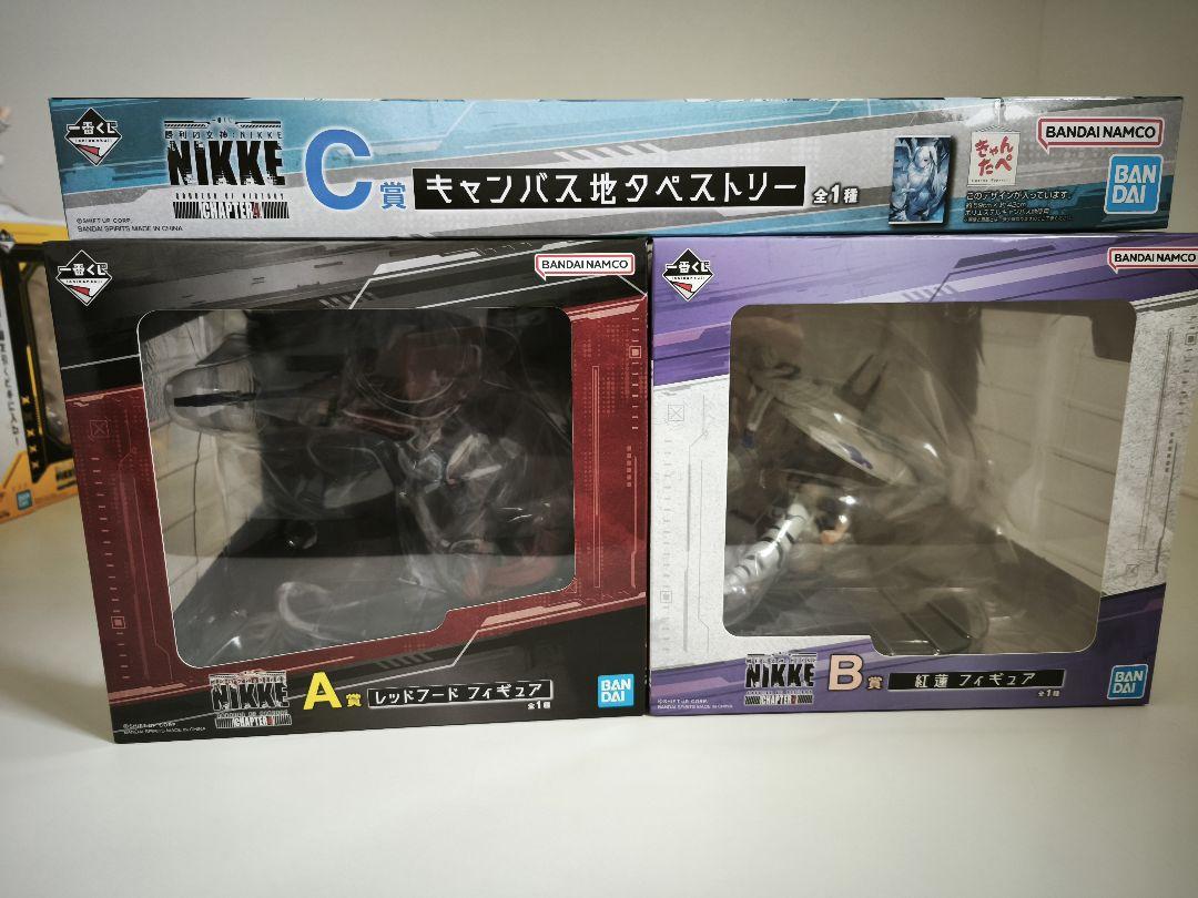 NIKKE ニケ 一番くじ A賞 レッドフード フィギュア C賞 タペストリー 一番くじ NIKKE A賞 レッドフード B賞 紅蓮 C賞 タペストリー