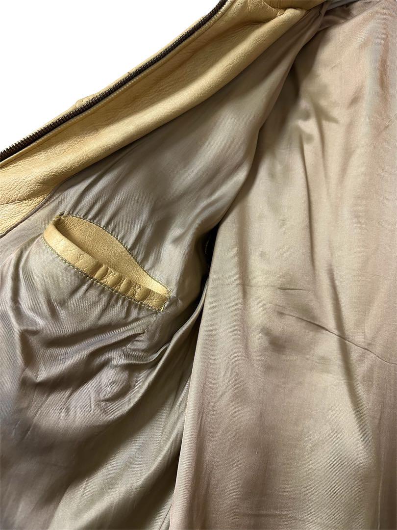 50’s deerskin zip up design jacket