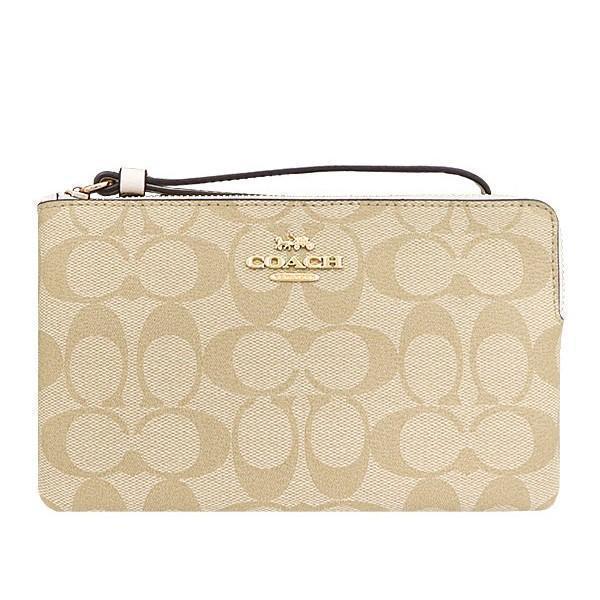 COACH コーチ リストレット ポーチ 財布 シグネチャー ロゴ