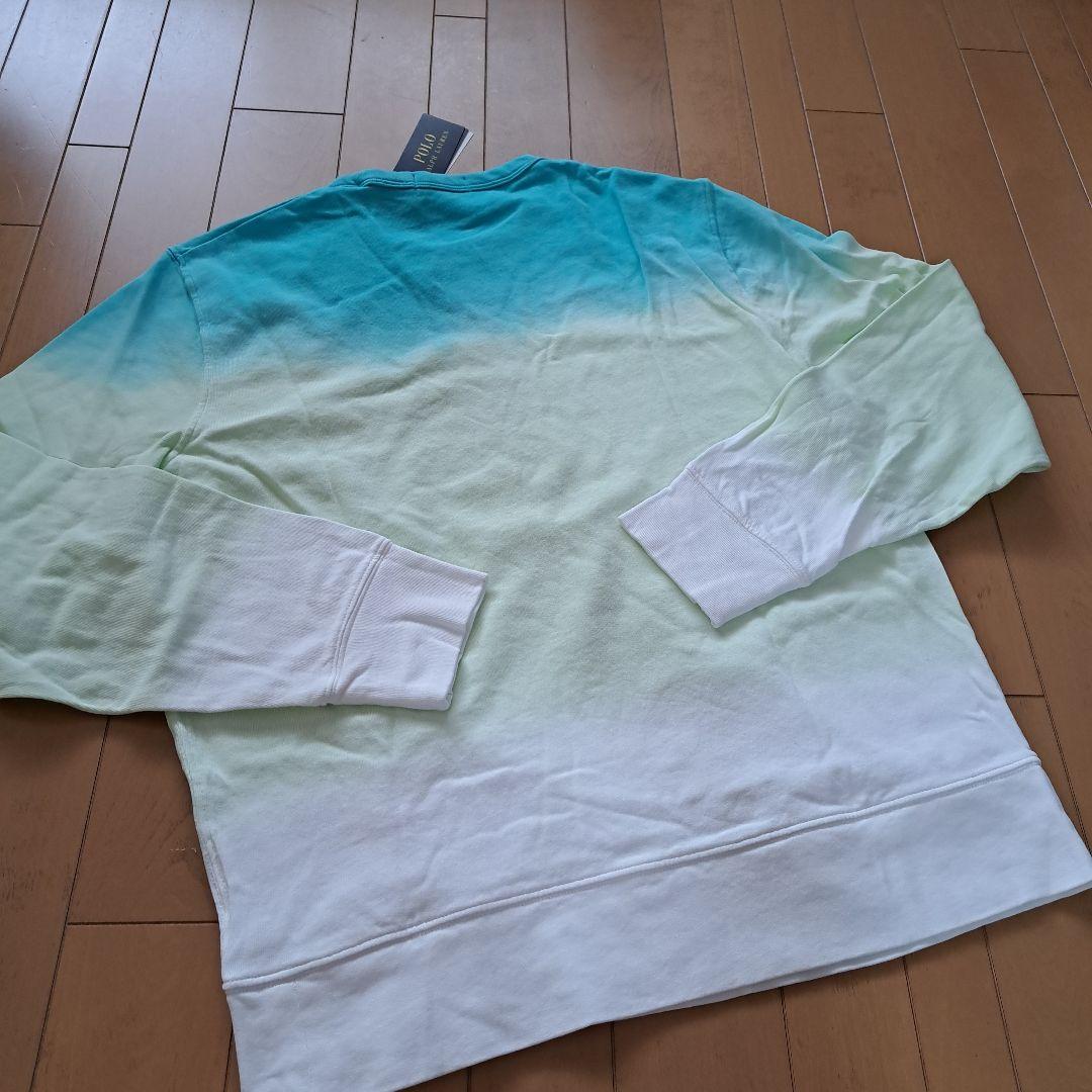 専用　新品⭐ポロラルフローレン⭐グラデーション　薄手　トレーナー　Ｌ