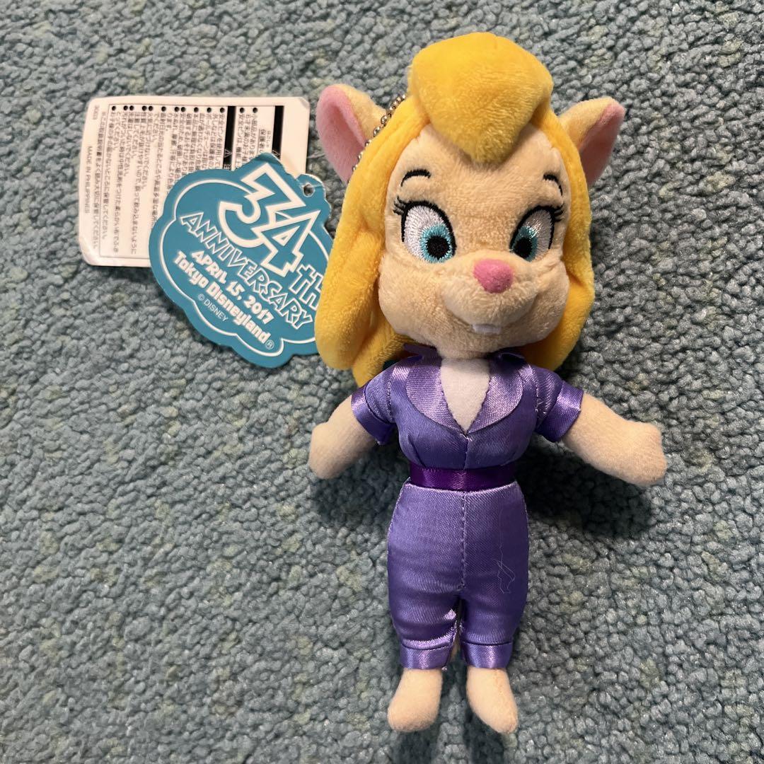 ディズニーランド 34周年 ガジェットぬいぐるみバッチ - メルカリ