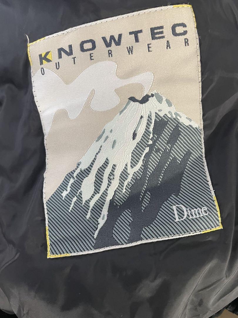 Dime ベルベット キルティングパファー L