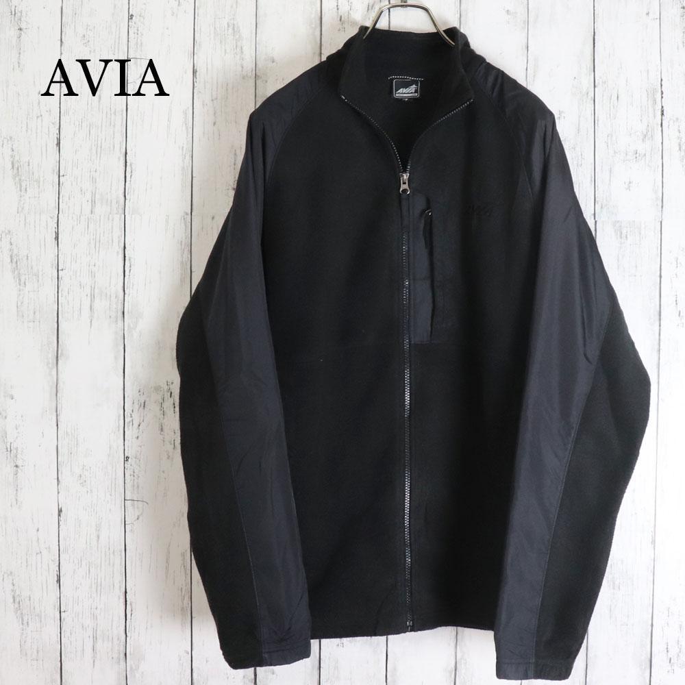 US古着　AVIA　USブランド　アヴィア　袖切り返し　ジップアップジャケット
