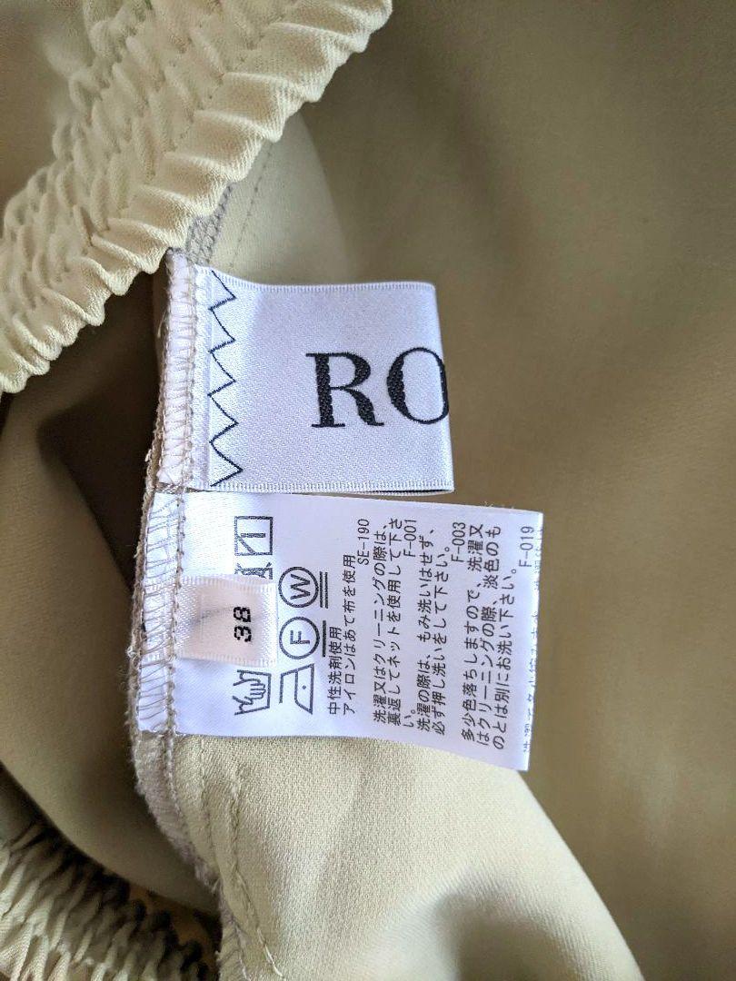 【極美品】ROPE　センタープレス　タック　テーパードパンツ