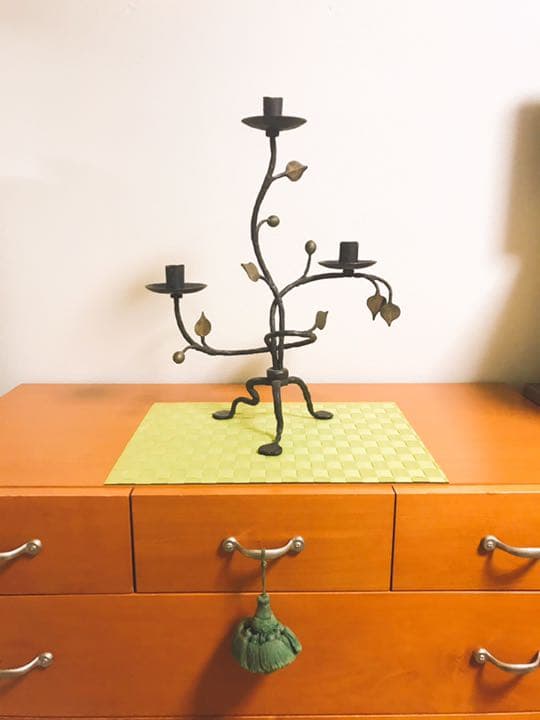 ☆海外NewYork デザイナー・キャンドルホルダー 蝋燭立て(3本用