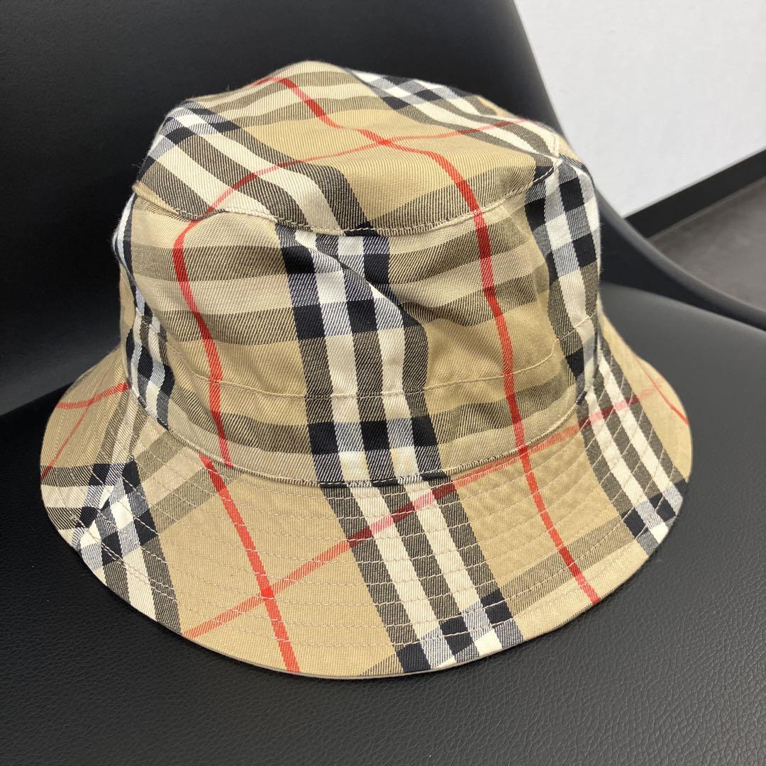 BURBERRY バケハ Burberry Golf Multicolor Plaid Mens Bucket Hat S/M | eBay
