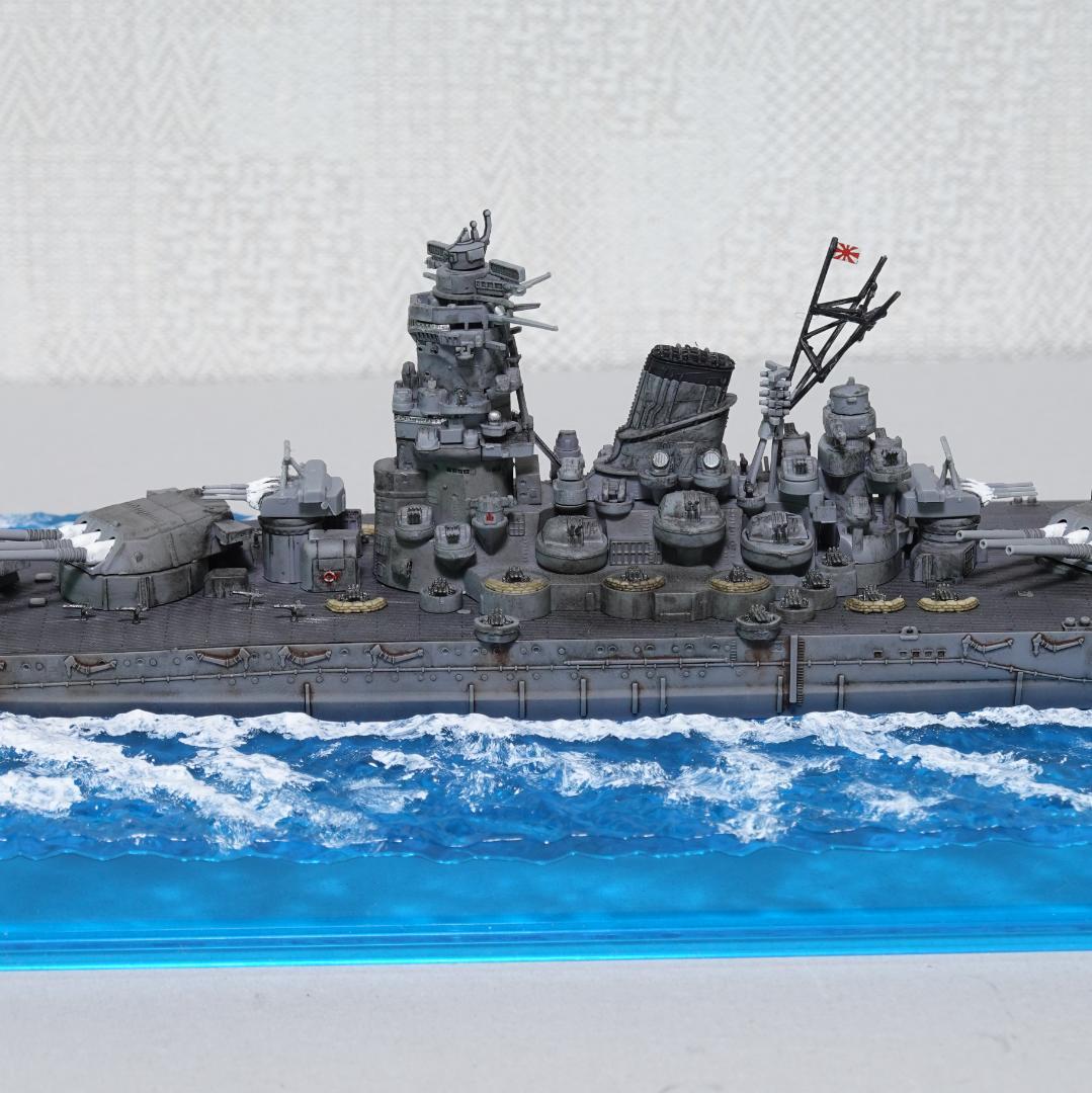【完成品】1/700　戦艦武蔵 [捷一号作戦時(1944年)]　ジオラマベース付