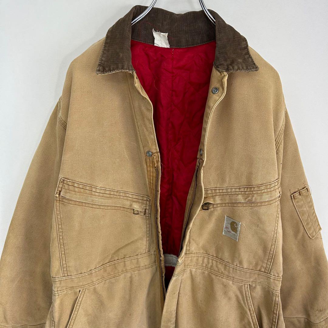 70s Carhartt USA製 ダック地 オールインワン つなぎ S176