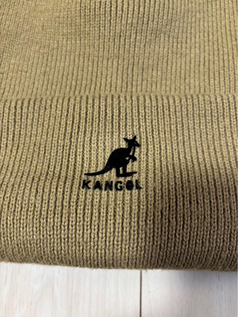 KANGOL ヴィンテージニット帽　イギリス製ベージュ