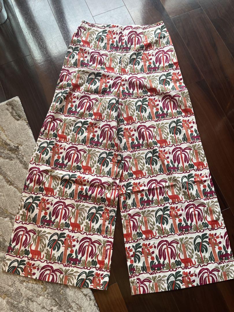 ロンハーマン　ワイドパンツ　emporio sirenuse レッド系