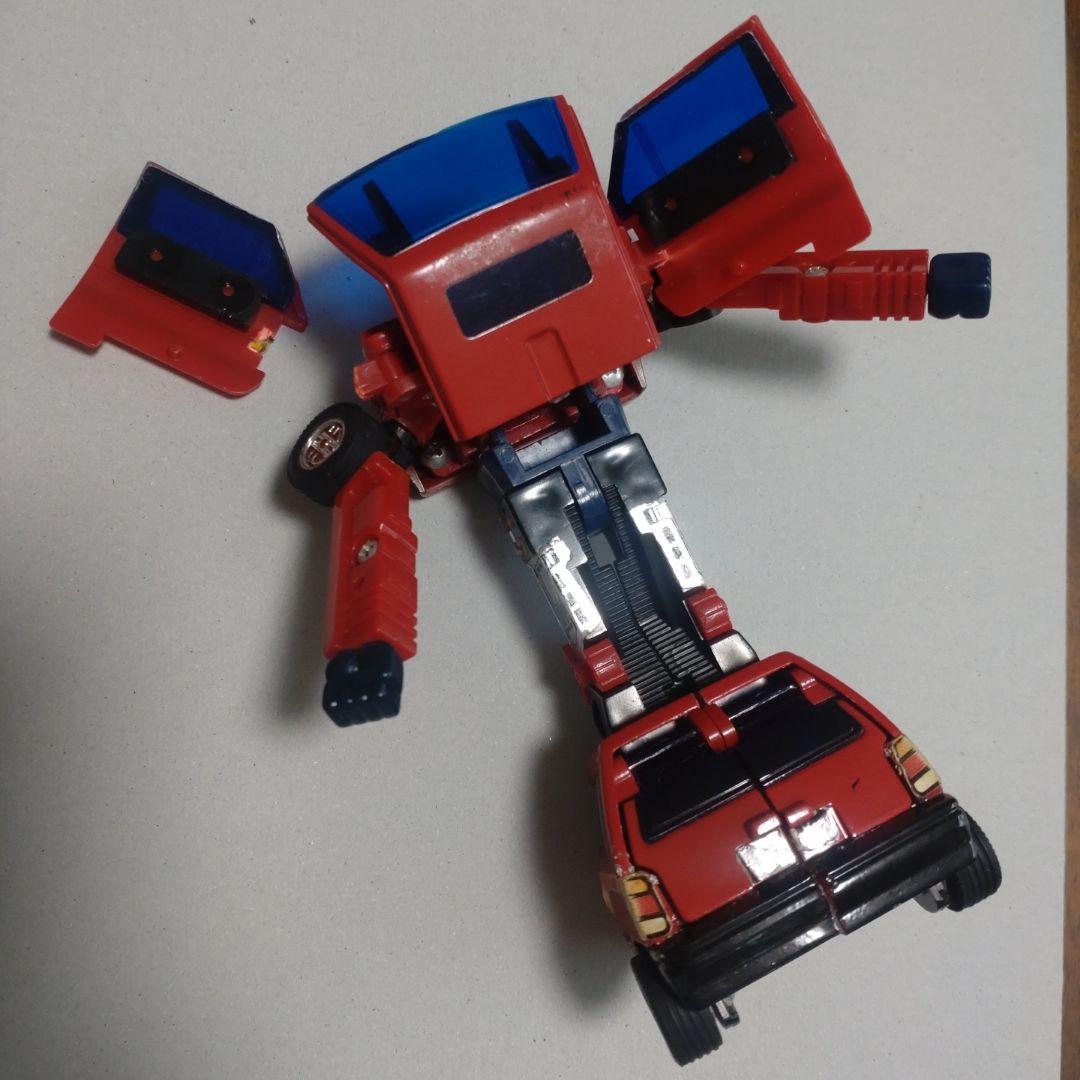 ダイアクロン　カーロボット　No.9 ホンダ・シティターボ　赤 ダイアクロン カーロボット No.9 ホンダ・シティターボ 赤