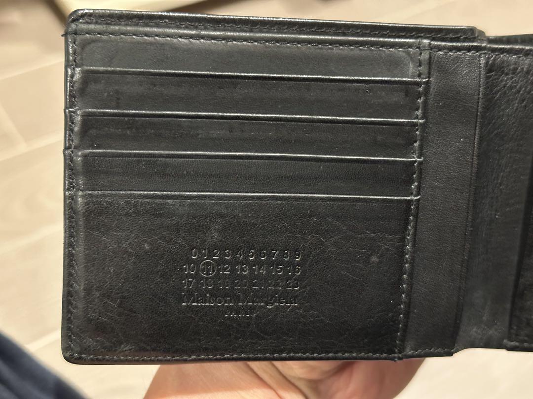 メゾンマルジェラ　カーフスキン　二つ折り財布