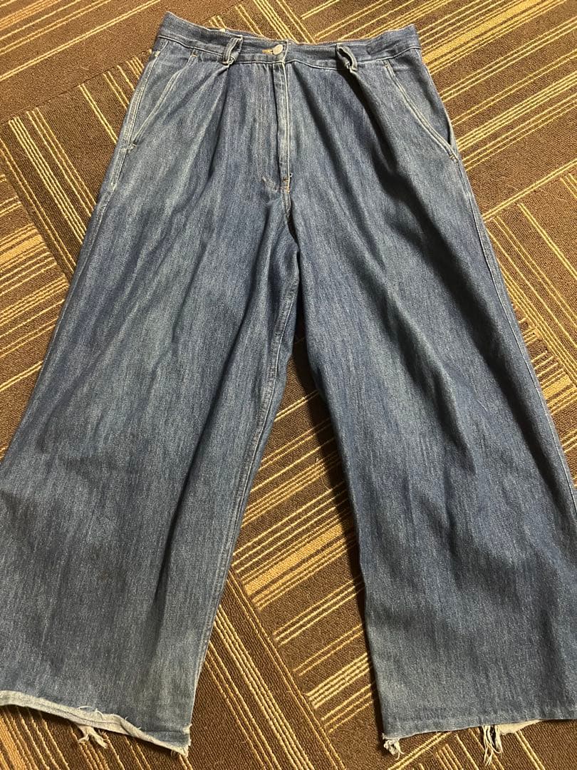 DRIES VAN NOTEN タックワイドジーンズ※値下げ可