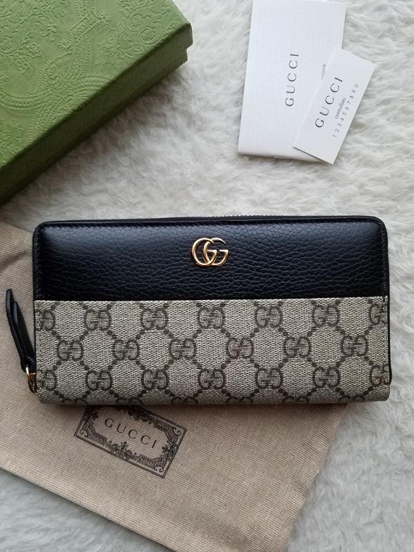 GUCCI グッチ GG Marmont ジップ アラウンド 長財布