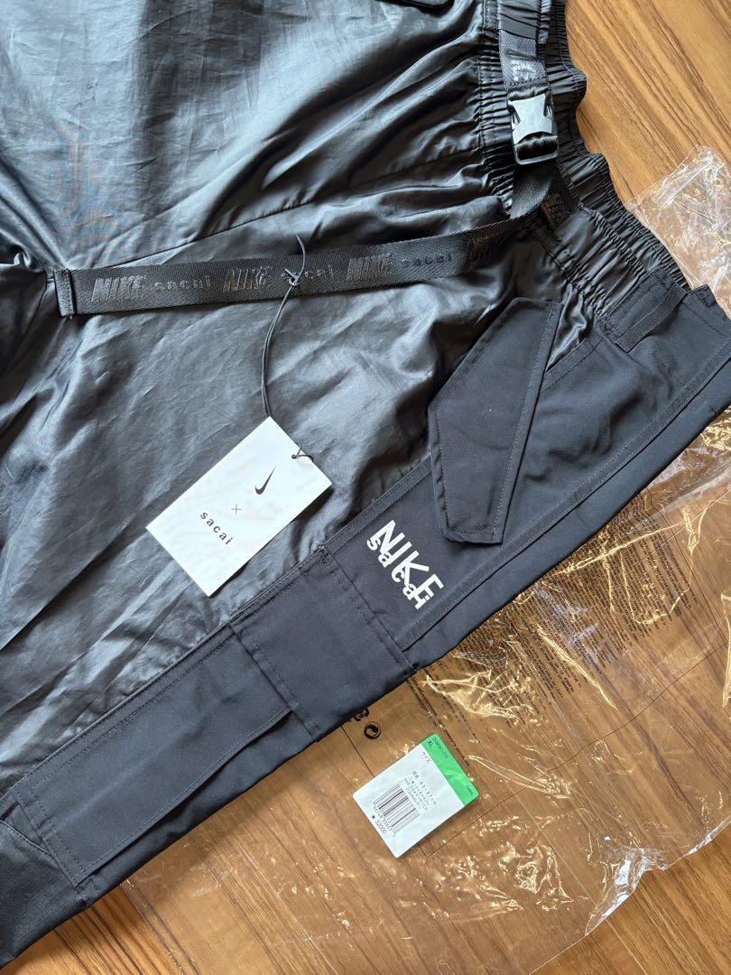 sacai × NIKE ナイロンカーゴパンツ DQ9061-010 XL