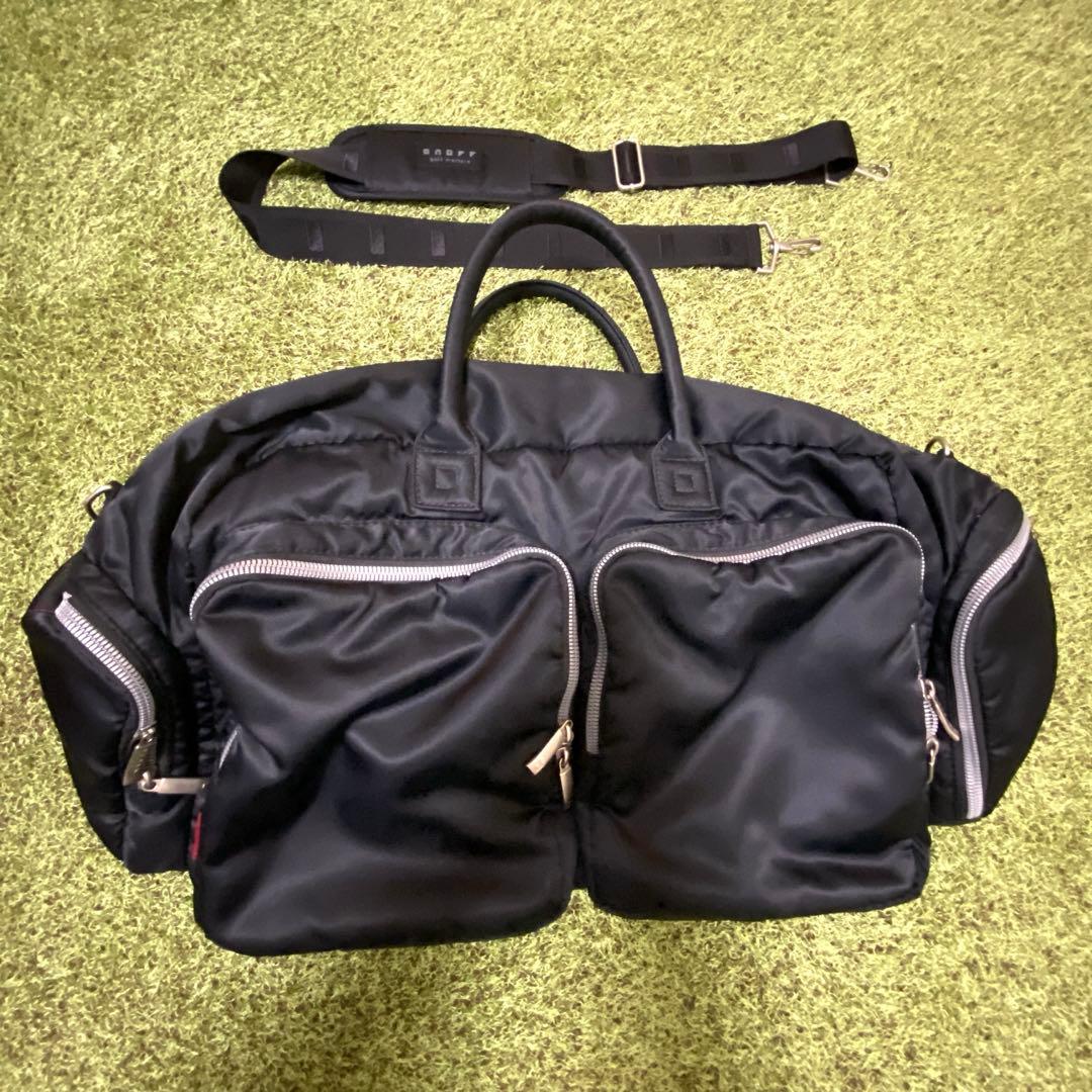 ONOFF オノフ ゴルフボストンバッグ シューズポケット付き - メルカリ