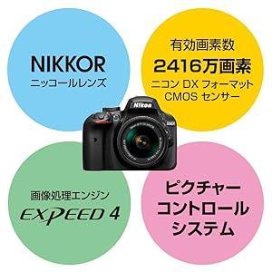 Nikon D3400 レッド AF-P DX NIKKOR 18-55mm
