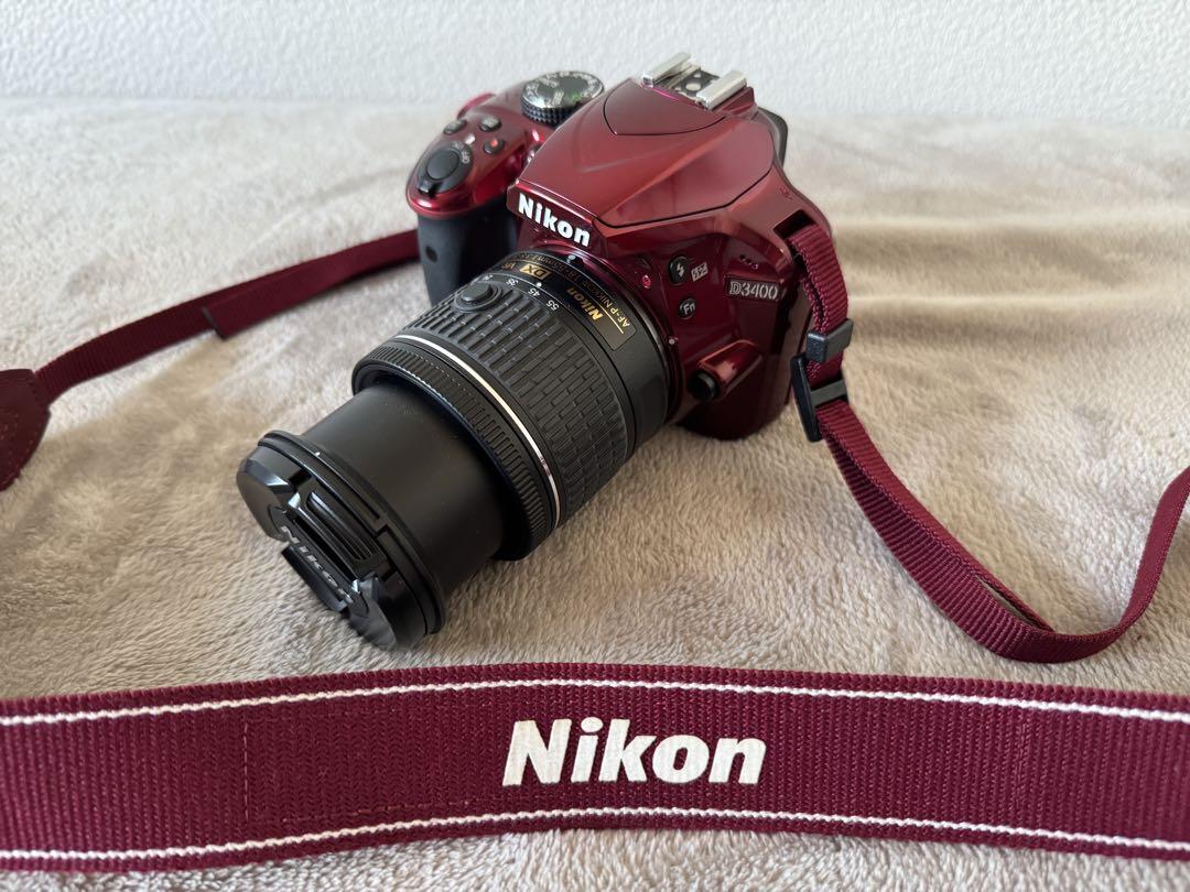 Nikon D3400 レッド AF-P DX NIKKOR 18-55mm
