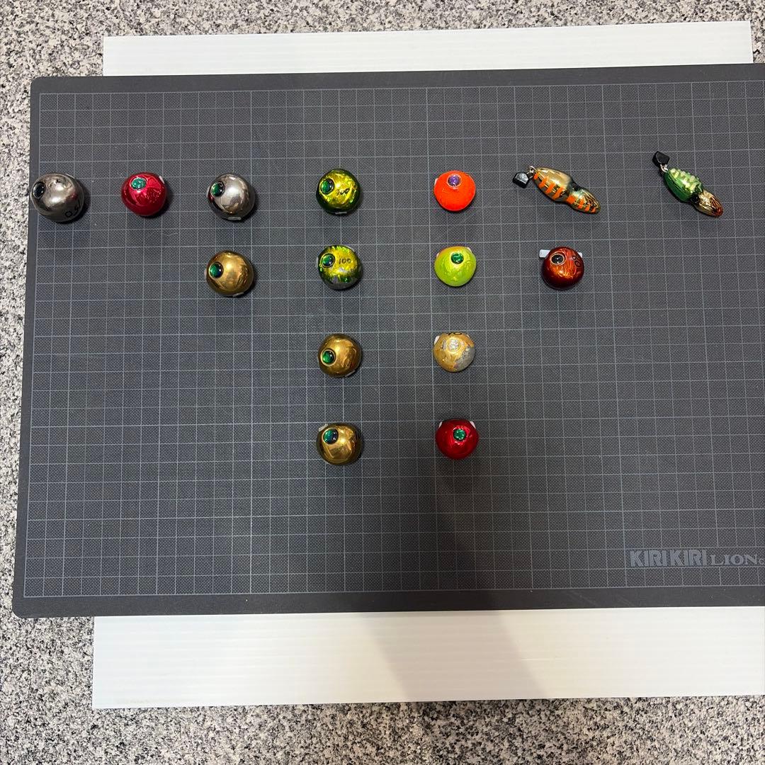 タイラバタングステンヘッド　新品と中古セット出品　15ケ