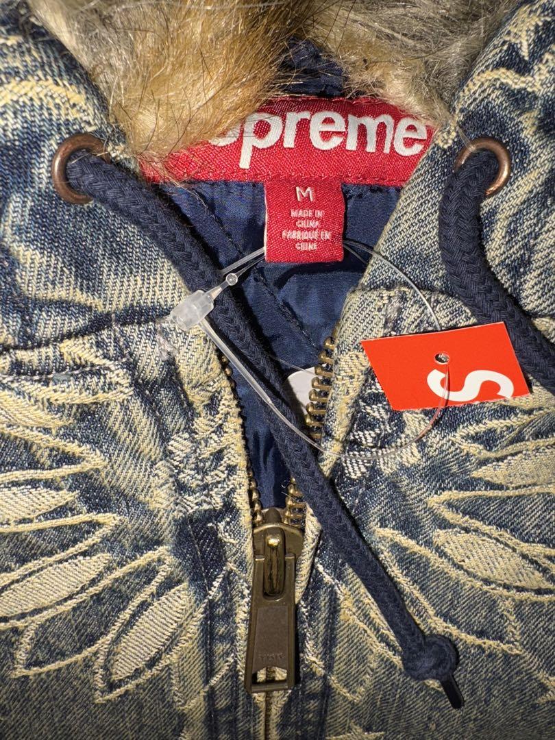 ジャケット・アウター Supreme Bandana Jacquard Denim Hooded