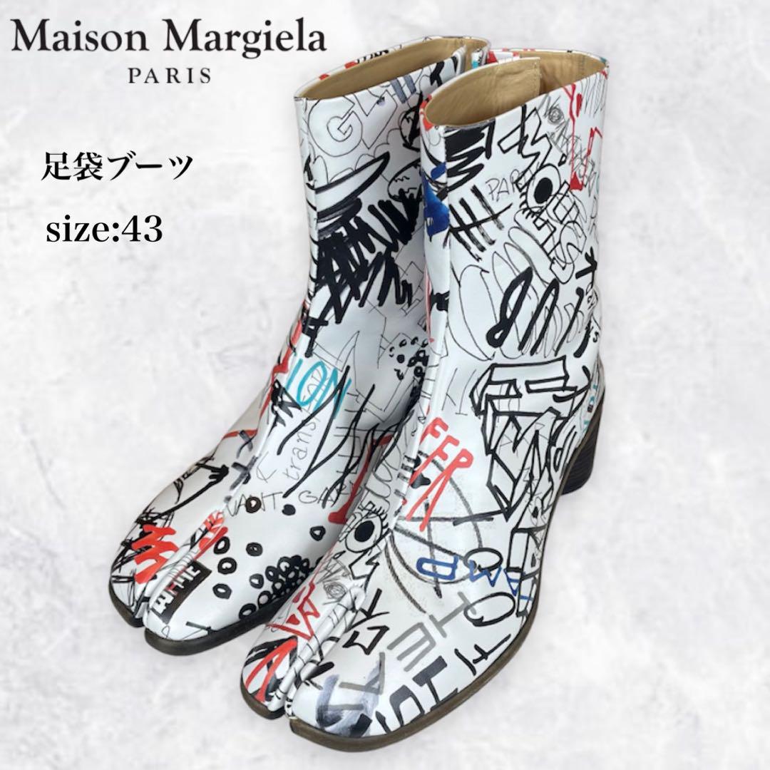 新品】Maison Margiela グラフィティ 足袋ブーツ size:43 smcint.com