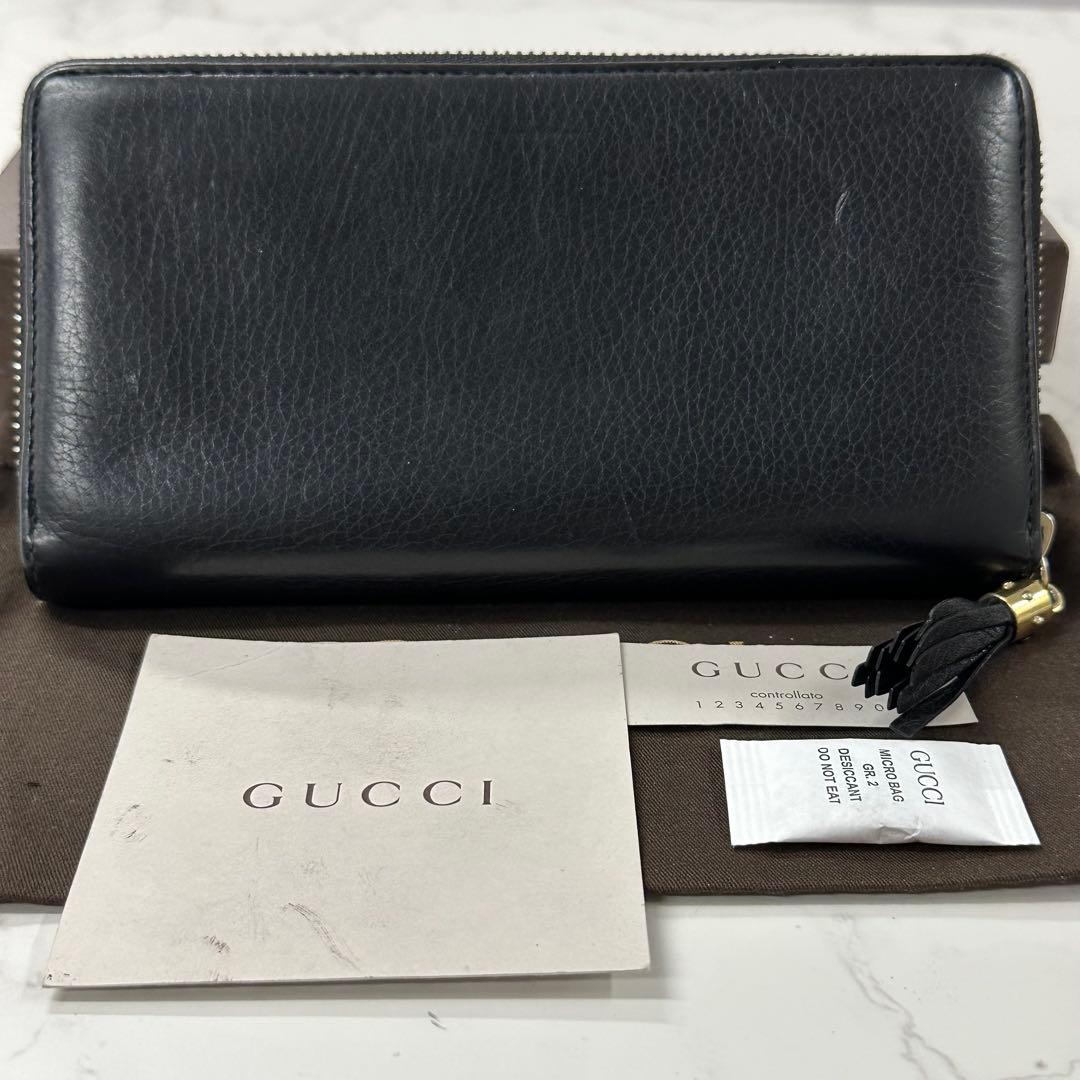 新品同様‼️ グッチ　GUCCI 財布　長財布　ソーホー　ラウンドファスナー