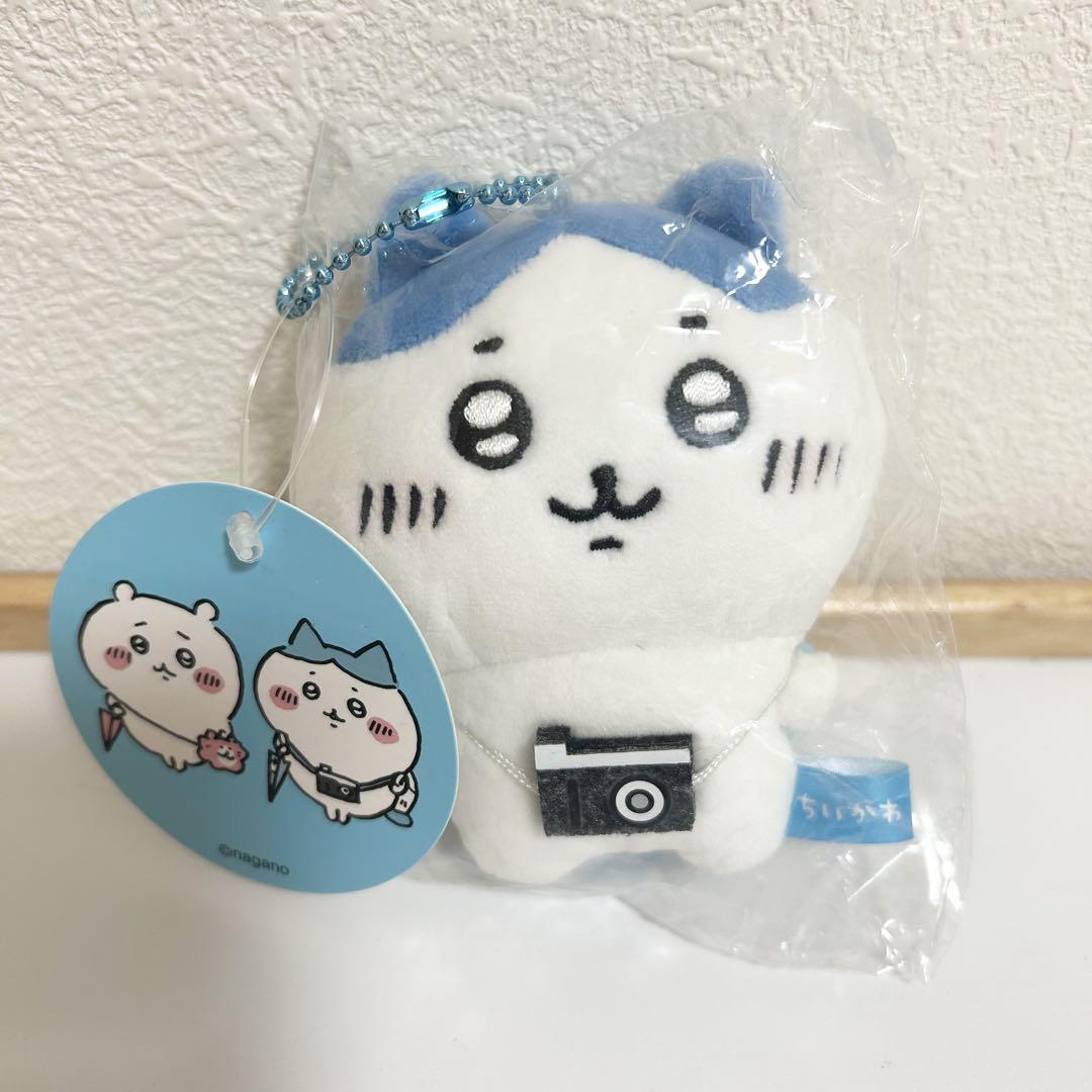 【新品・初期•タグ付き】ちいかわ おでかけ楽しみ！なぷちミニマスコット ハチワレ 初期版】ちいかわ おでかけ楽しみ！なぷちミニマスコット タグ