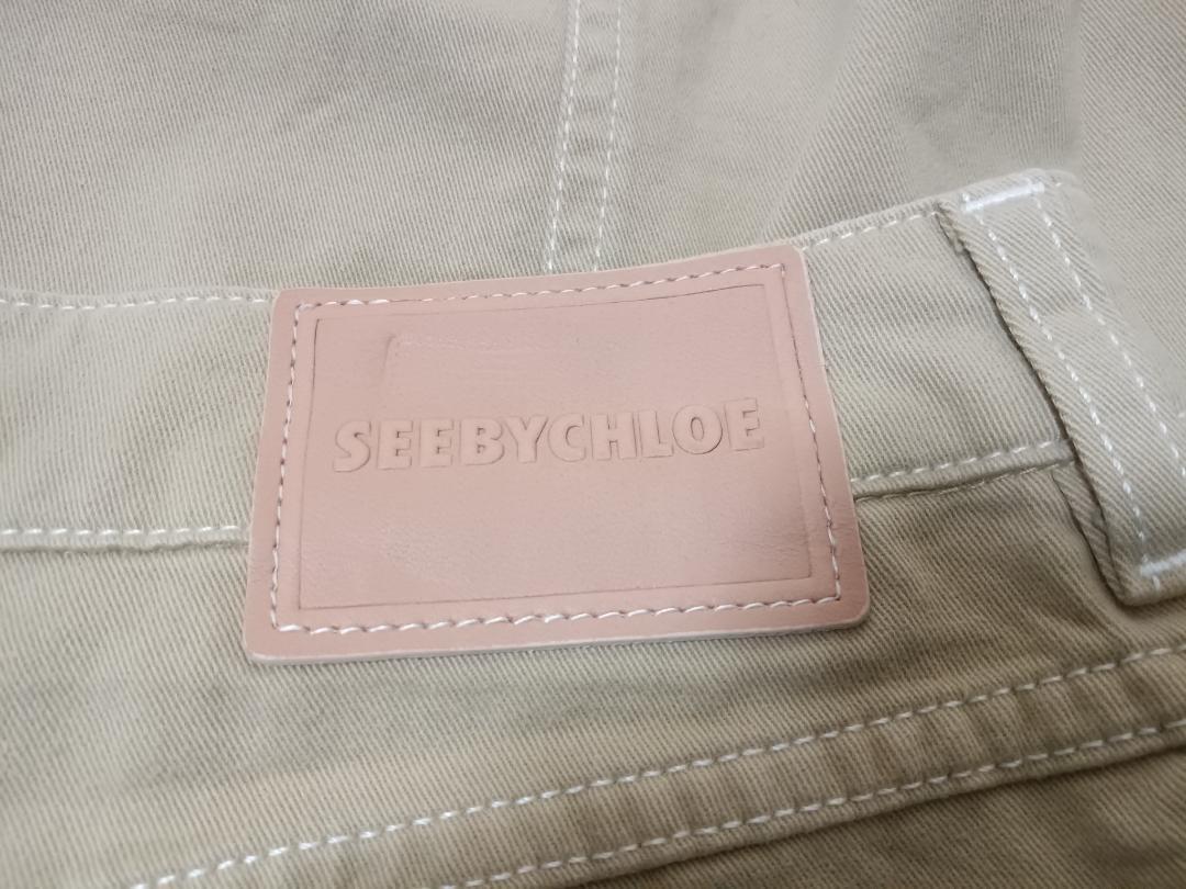 新品　See by Chloé　cropped denim　31in　イタリア製
