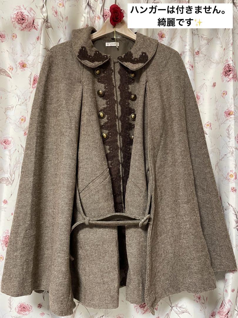 axes femme クラシックケープコート ファー付き 【完売品】